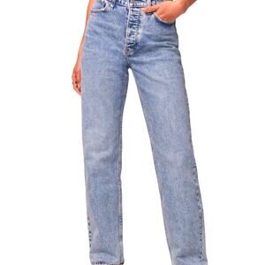 Abercrombie & Fitch Dad Jeans Women’s High Rise Vintage Straight Leg sz 31
